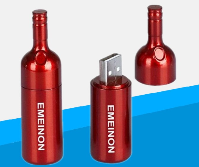 Wine Bottle Flash Drive