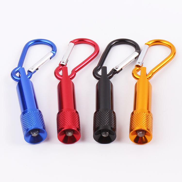 Aluminum led keychain light with carabiner