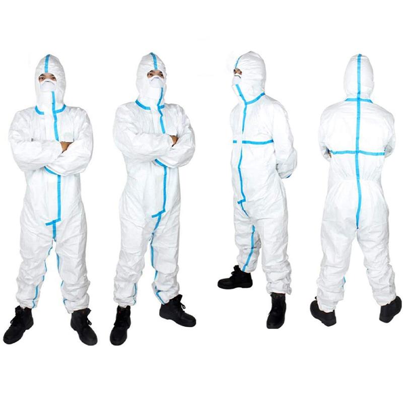 EN14126 disposable coverall CE Medical protective suit