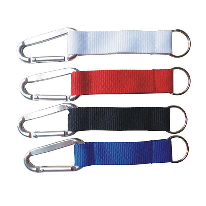 Promotional Custom Short Carabiner Keychain Lanyard