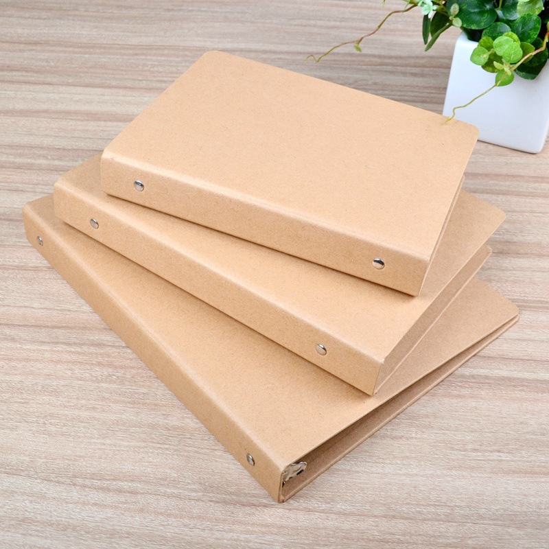 Durable custom design kraft paper hardcove lever arch file folder