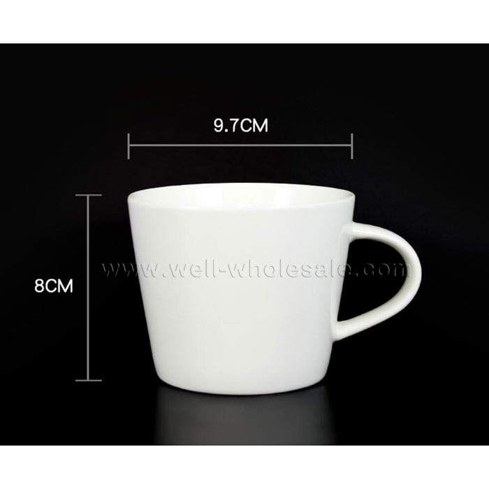 360ML conical ceramic cup