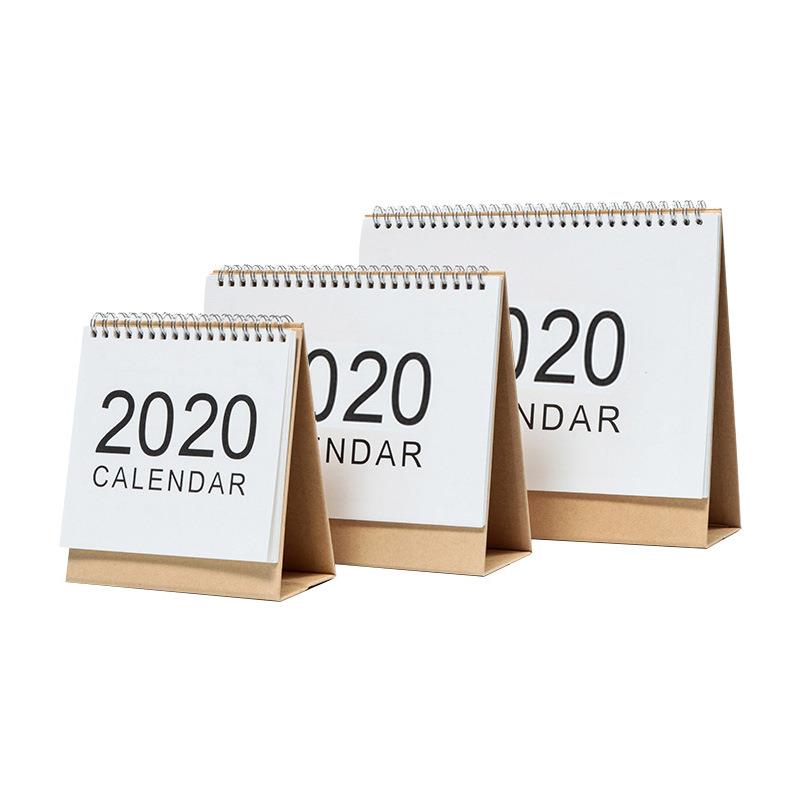 2020 Customized Table Calendar High Quality Cheap Creative Design Printing Stand Desk Calendar