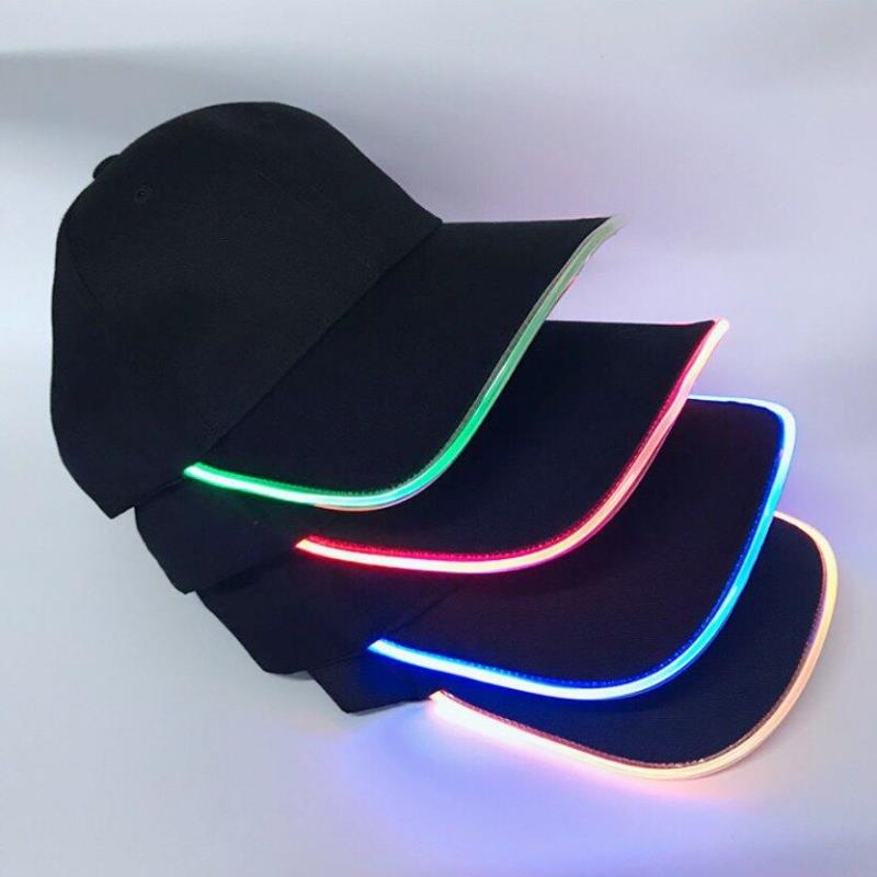 Promotion LED hat,new fashion Led flashing hat for party,Logo customized led hats China factory