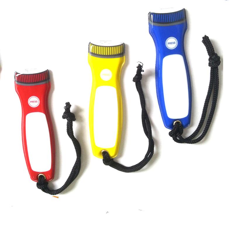 Customized Logo Promotional pvc Flat LED Magnetic Flashlight Torch