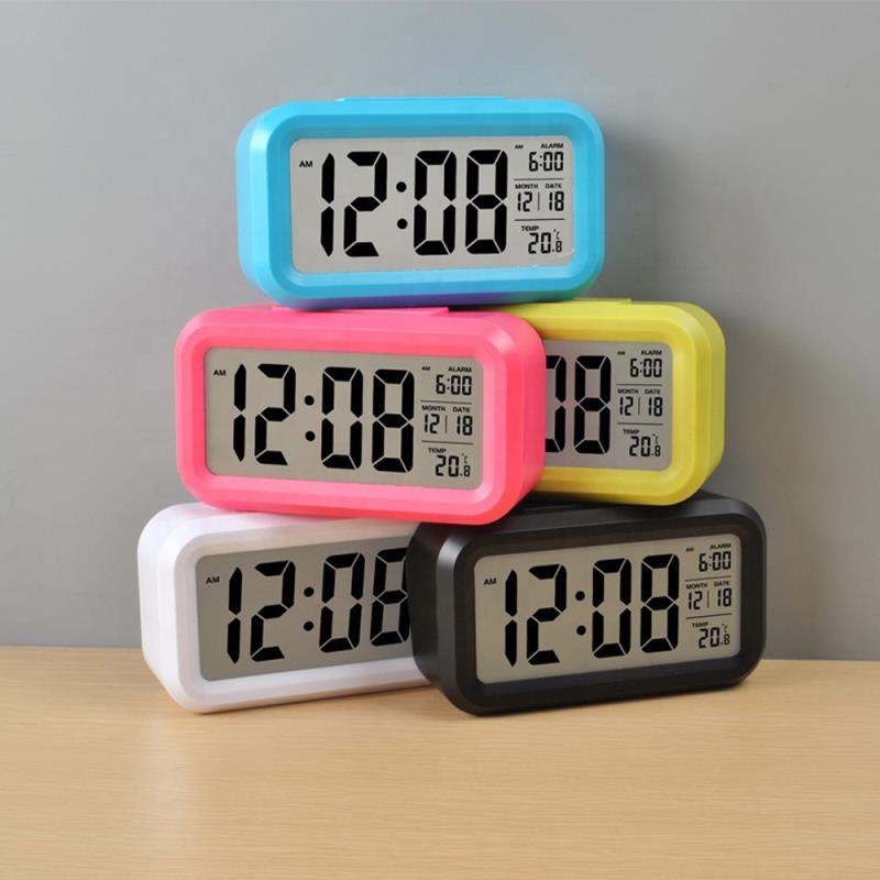 Smart Analog Clock with Digital Display alarm clock LCD Alarm Digital Clock battery powered