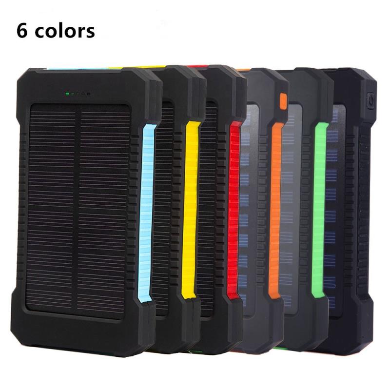2020 trending products Solar Power Bank External Battery charge Dual USB Powerbank Portable