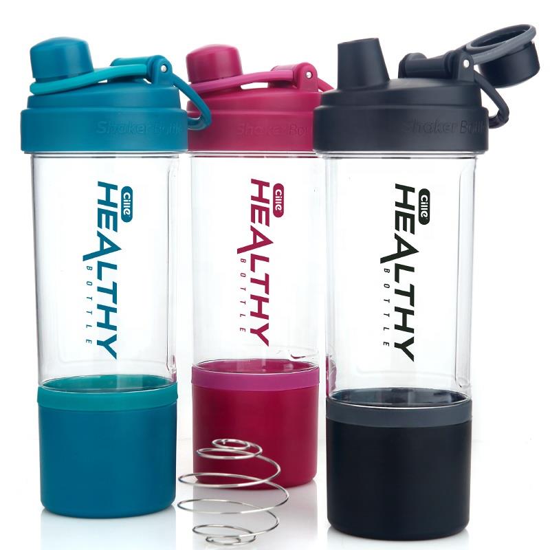 Custom 850ml Drinking Water Bottle Drinkware Type Plastic Sports Protein Shaker Water Bottle BPA Free Shaker Bottle