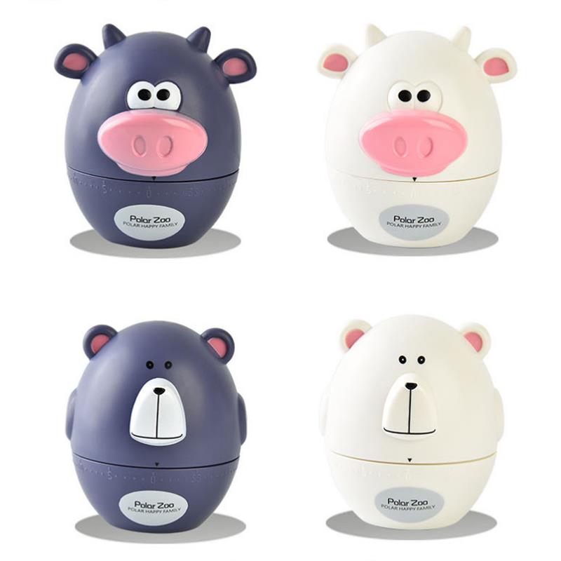 cartoon cheap animal shaped bear cow kitchen timer