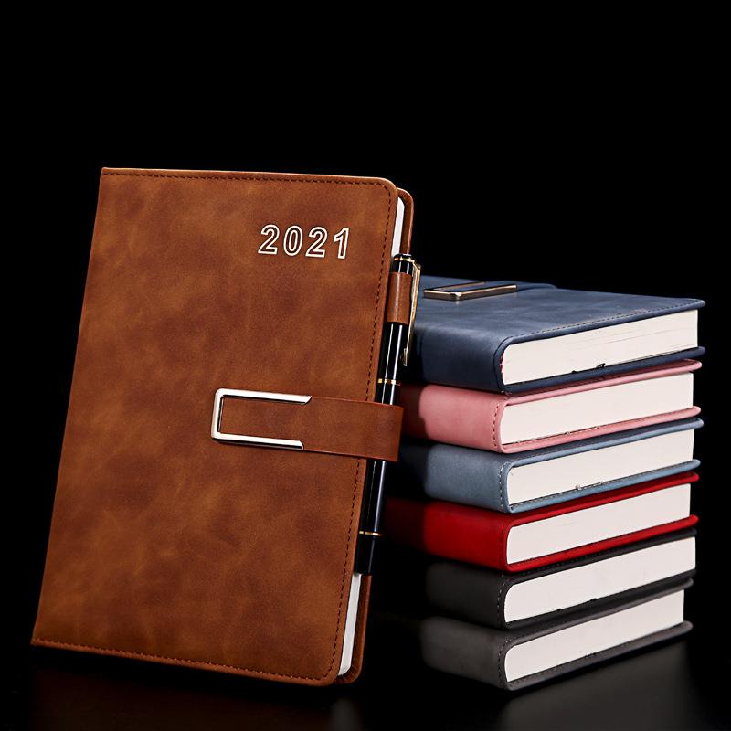 custom soft cover pu leather agenda diary