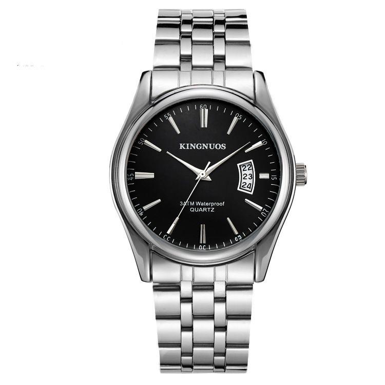 Men Watch Business Alloy Watch Auto Date Waterproof Watch