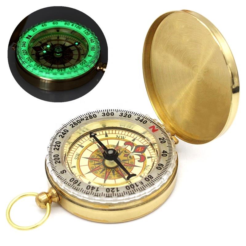 Metal Compass Luminous High Grade Pocket Watch Compass