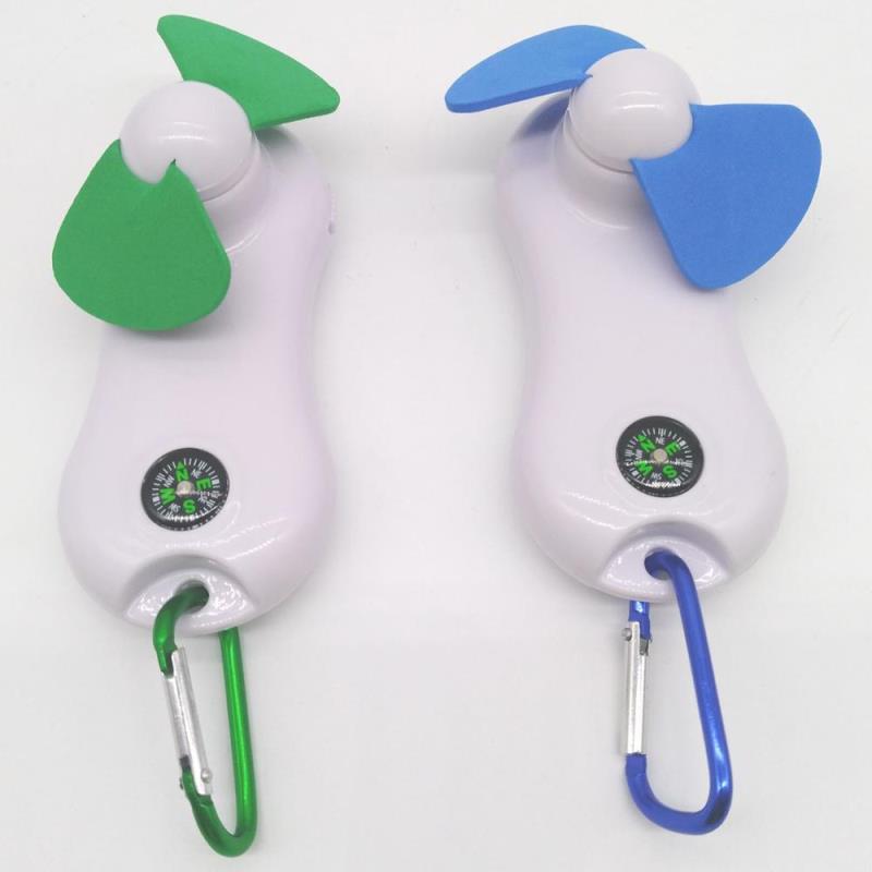 Cooling Fan Portable Handheld Mini Hand Held Battery Operated Fans With LED