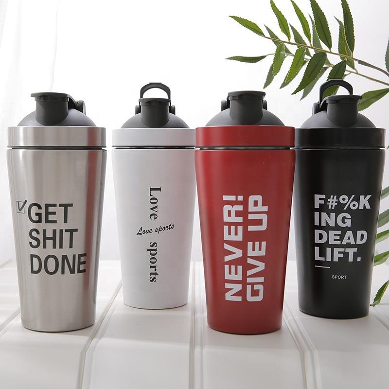 2021 wholesale Metal Stainless Steel Protein Shakers Shaker Bottle