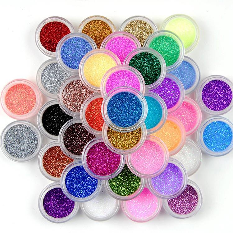 wholesale non toxic loose glitter eyeshadow nail makeup glitter powder