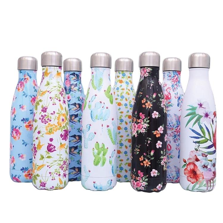 750ML Vacuum Cola Flask Stainless Steel Thermoses Coke Flask Double Wall Water Bottle