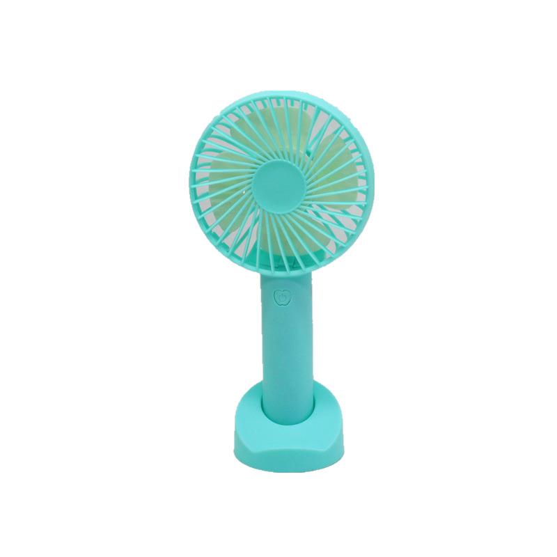 New design innovative mini usb rechargeable standing fan support logo