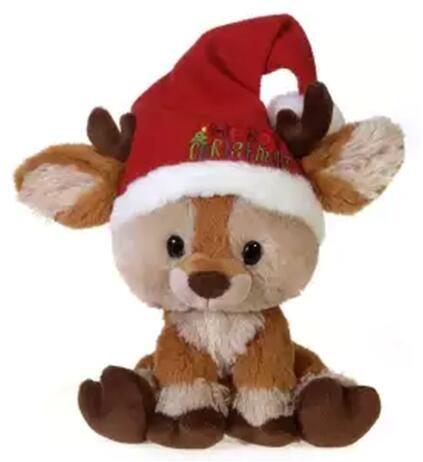 Brown little deer elk doll plush toy/stuffed toy/soft toy