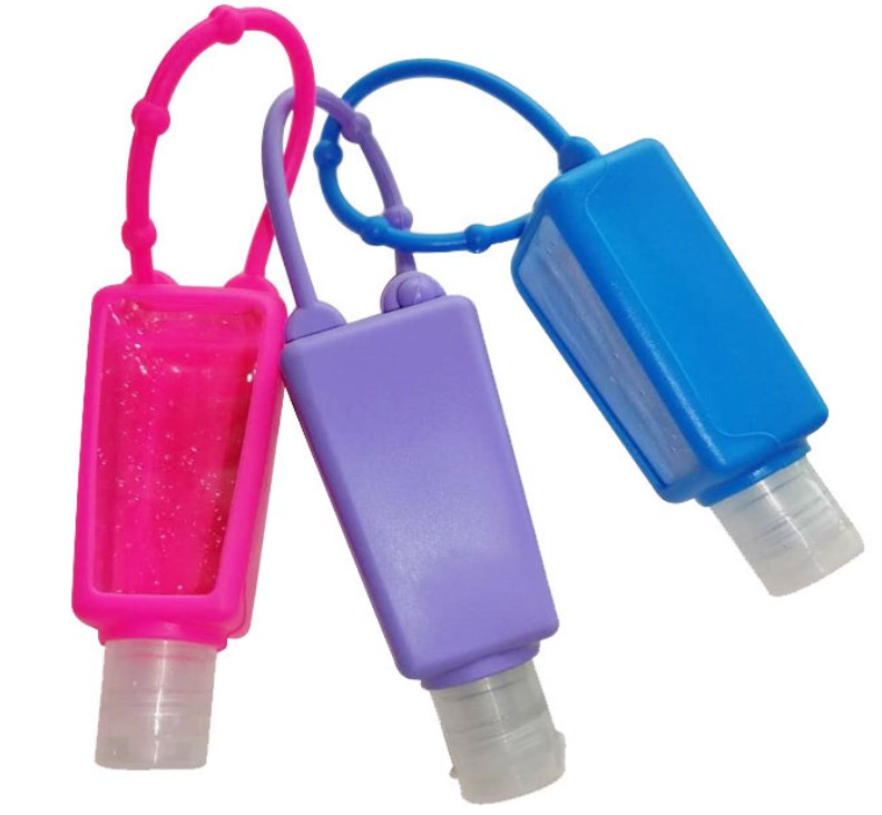 Smart waterless hand sanitizer bottle holder for kids