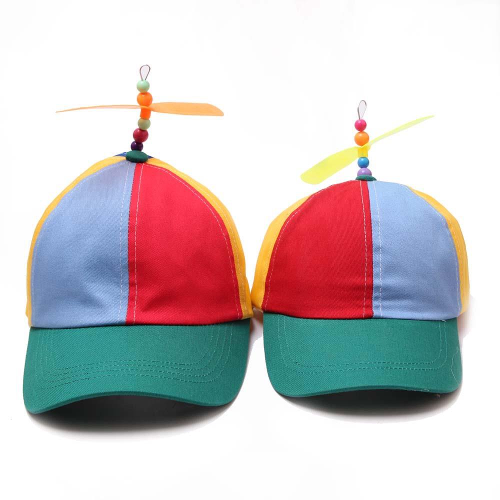 Custom High Quality Multicolor Child Outdoor Safety Snapback Aircraft Propeller Cap