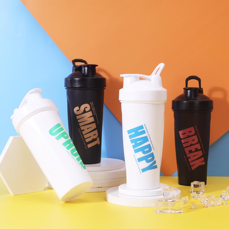 Private Label Custom Logo Plastic Water Bottle Gym Blender Protein Shaker Water Bottle