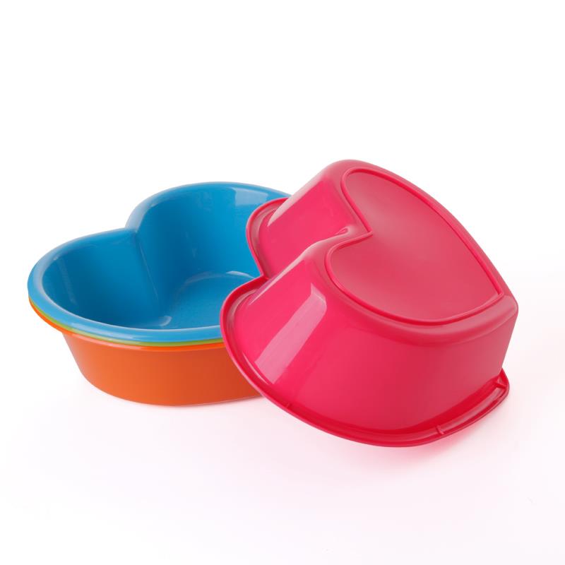 Personalized love-shaped plastic basin