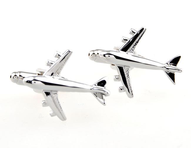 Airplane Style Cufflinks For Men Real tie Clip Airplane cufflinks gifts