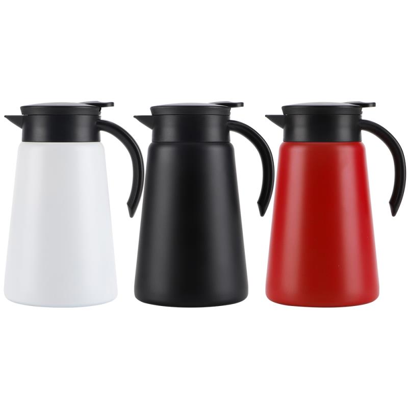 Coffee Pot Double Wall Stainless Steel Vacuum Insulated Coffee Thermos Hot Water Tea Po