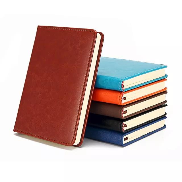 Soft Leather Cover A6 Pocket Size Diary Notebook