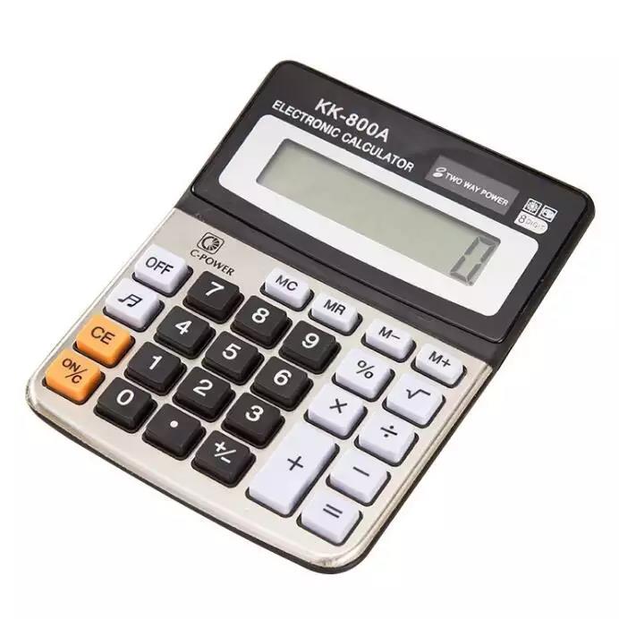 Factory Main Product 8 Digit Aluminum Surface Office School Desktop Calculator