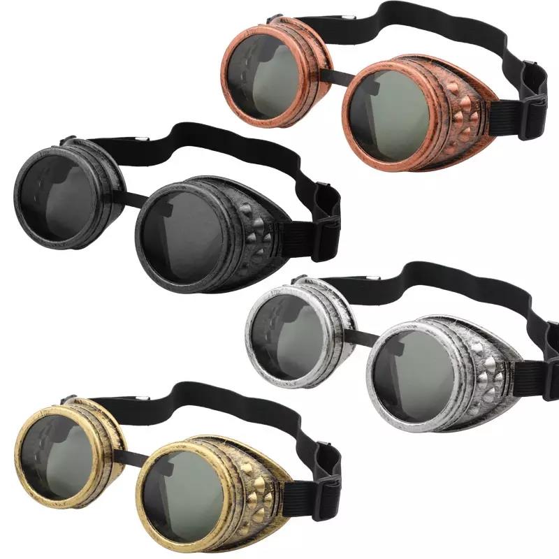 Unisex Vintage Victorian Style Steampunk Sunglasses Welding Punk Glasses Cosplay hat party Sunglasses