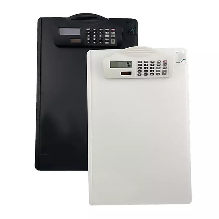 Plastic Clipboard With Ruler And Super Thin Solar Power 8 Digits Display Calculator