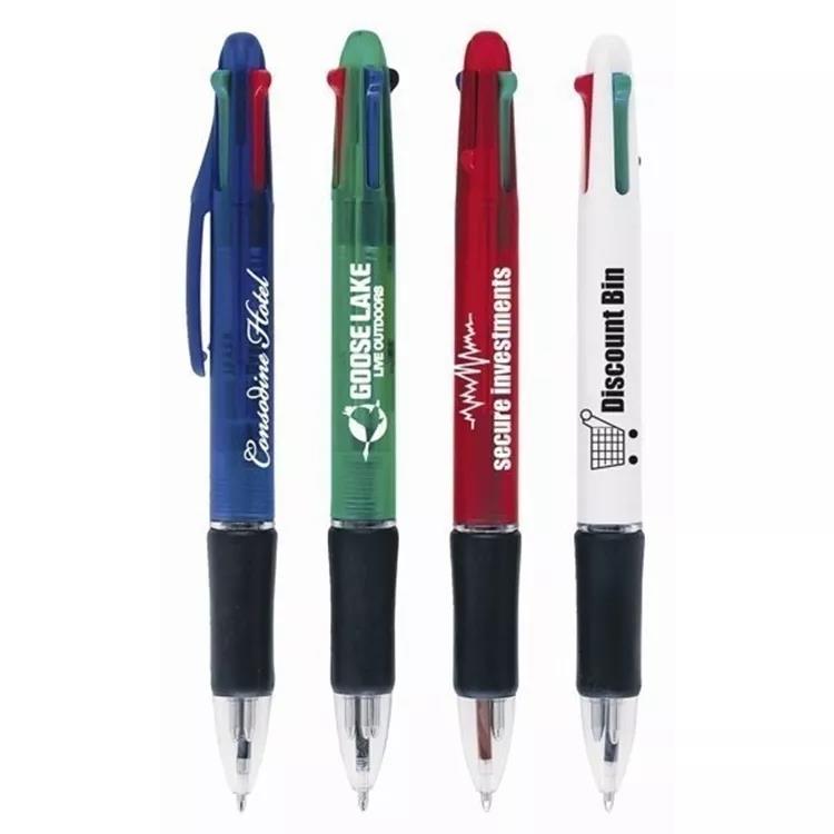 four-color ball-point pen press 4-color ball-point pen student drawing hand account writing oil pen