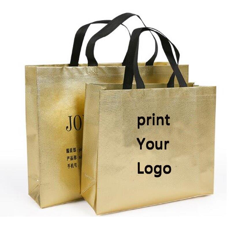Heavy Duty Shopping Bags - Grocery Tote Bag Non Woven Bag laminating with Reinforced Handles