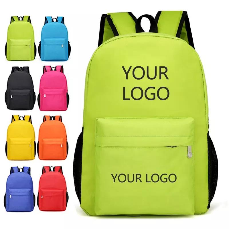 Custom Logo Fashion Waterproof Kids Teenager Student School Backpack School Bags For Boys And Girls