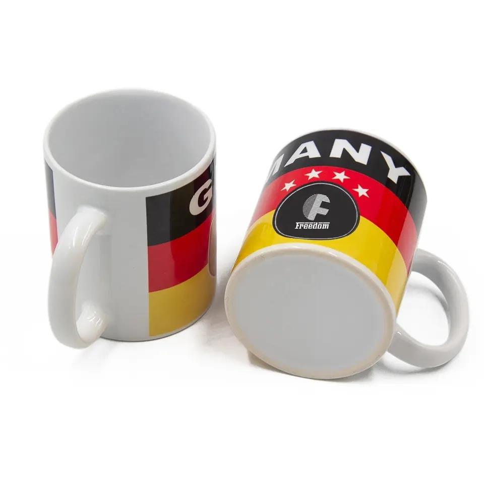 Wholesale High Quality Custom Football Fans Ceramic Coffee Mugs With Handle