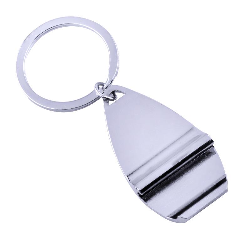 Professional Factory Metal Accessories Keychain Puff Ball