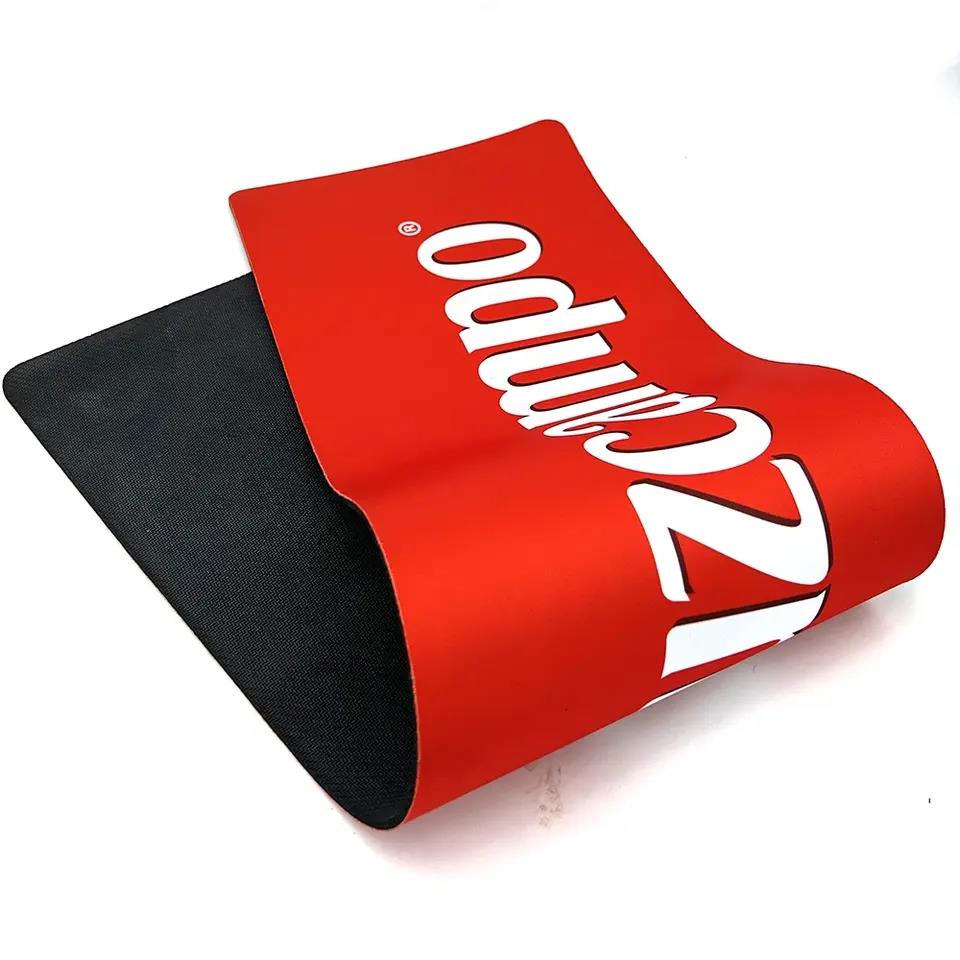 Premium Promotional Soft Rubber Printing Logo Custom Beer Bar Mat