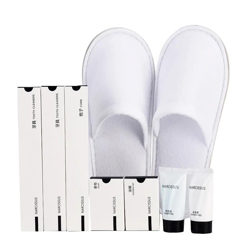 toiletries six sets can be customized disposable slippers toothbrush set about simple shampoo supplies